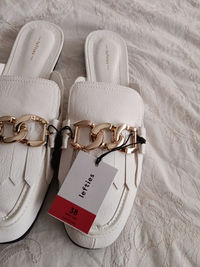 Zuecos Lefties Mujer Talla 38 Nuevos