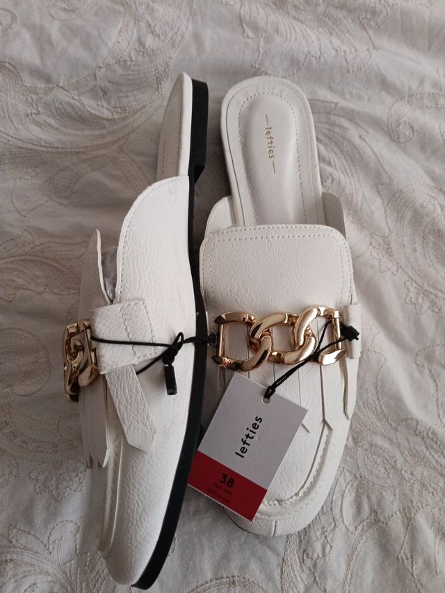 Zuecos Lefties Mujer Talla 38 Nuevos
