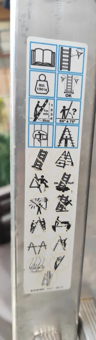 Escalera Aluminio 5m