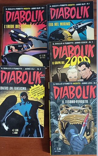 Lotto 3 Diabolik Anni Diversi N.1