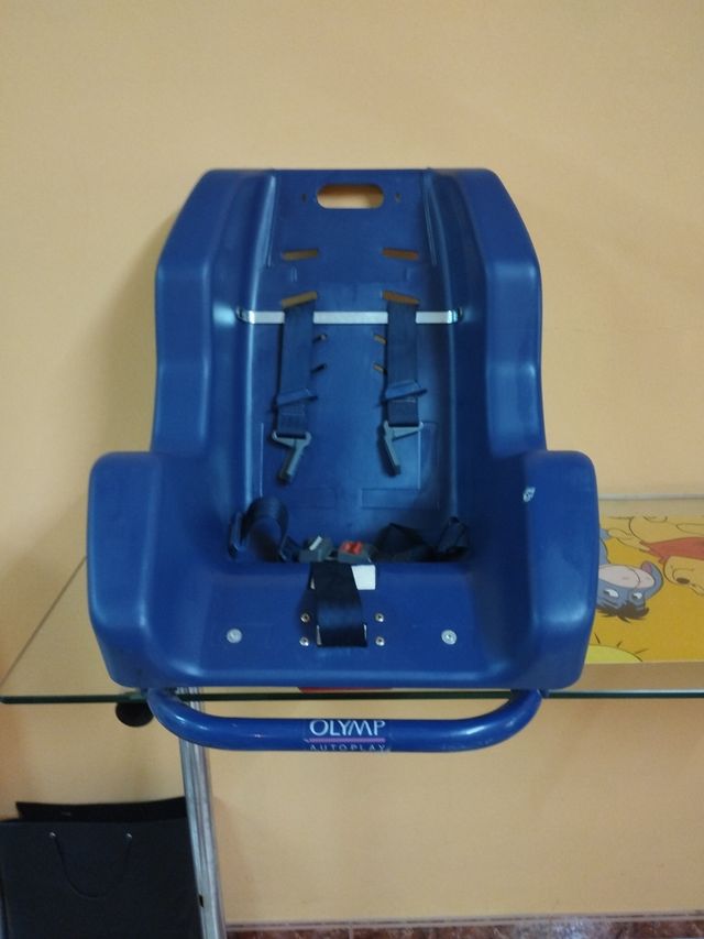 Silla de seguridad para coche azul