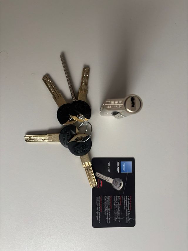 Bombín TESA TX80 30+50mm ASSA Abloy