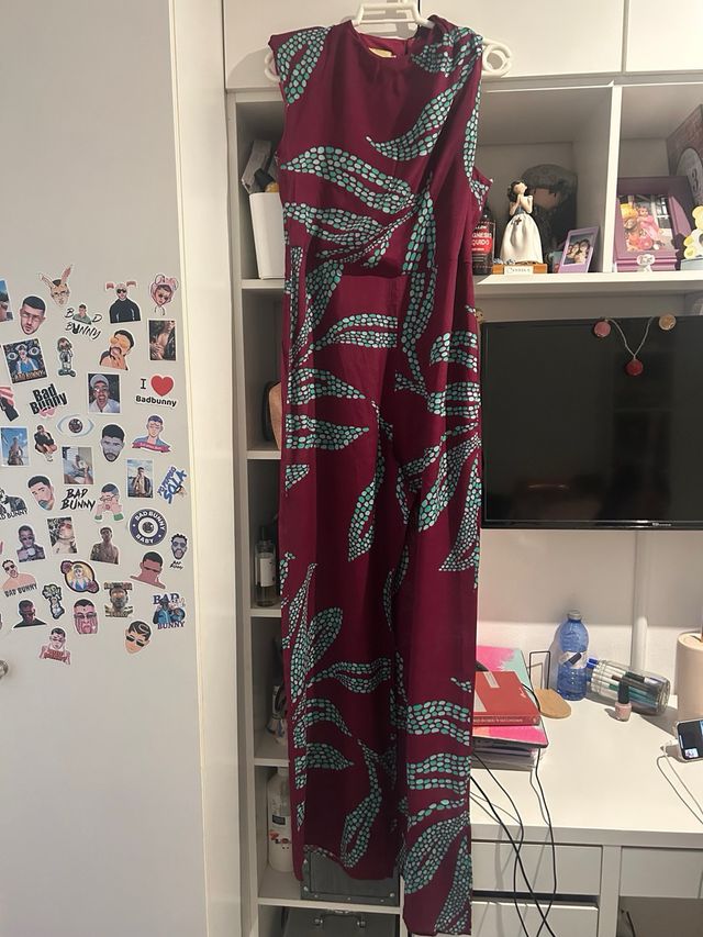 Mono largo invitada verde y morado lady pipa