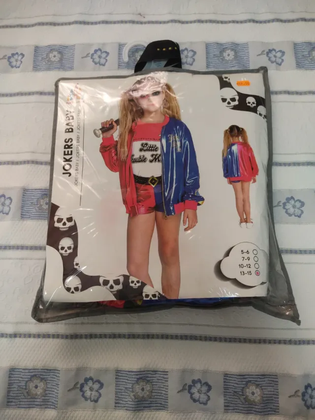 Disfraz Harley Quinn JOKERS BABY Talla 13-15