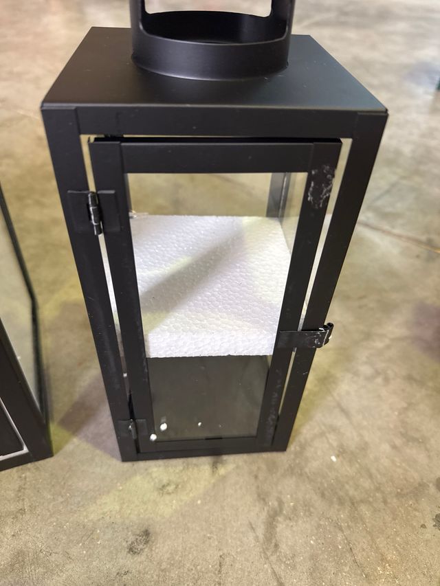 Set 3 Faroles Decorativos Relaxdays