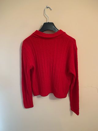 Jersey Polo Rojo Lana Talla M