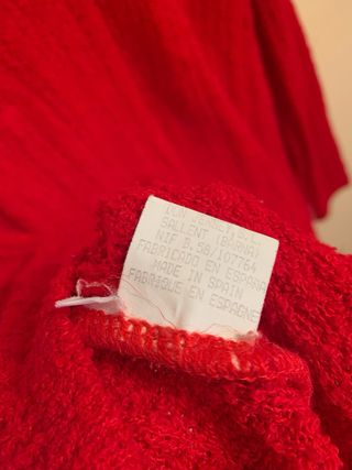 Jersey Polo Rojo Lana Talla M