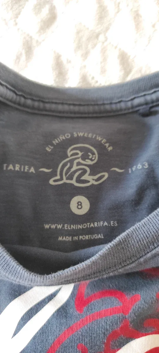 Lote 5 camisetas niño 8 años