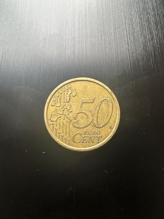 50 céntimos Italia 2002 Estatua Ecuestre Marco