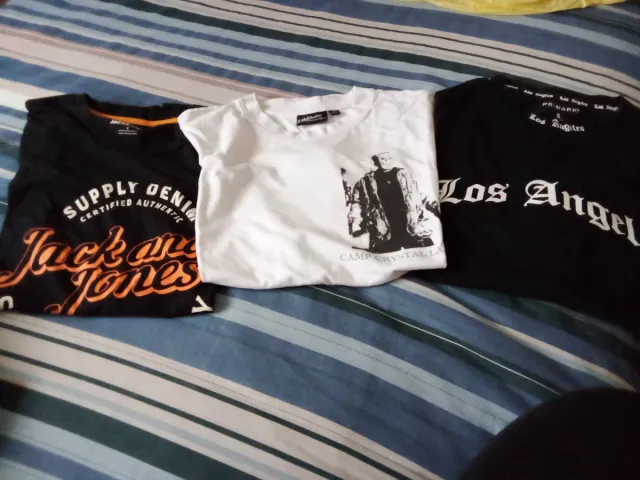Lote 3 Camisetas Hombre Talla S