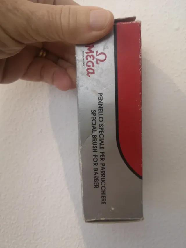 Pennello da barba vintage Omega