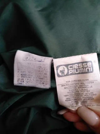 Gilet imbottito Ellesse blu/verde uomo taglia 54