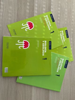 Libros Biología y Geología 1º ESO – Pack 4 volúmen