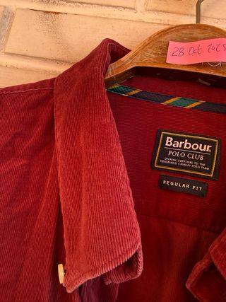 Camisa pana granate Barbour Polo Club Talla 2XL