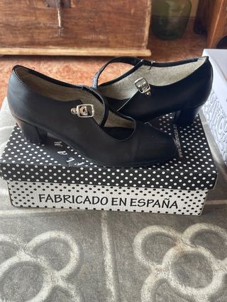 Zapatos Flamenca Negros Talla 36