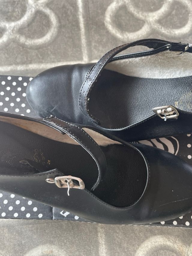 Zapatos Flamenca Negros Talla 36
