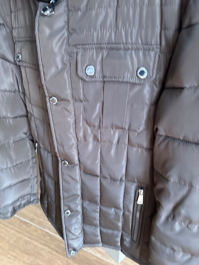 Chaquetón plumón Pedro del Hierro marrón