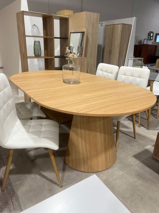 Mesa Comedor Ovalada extensible