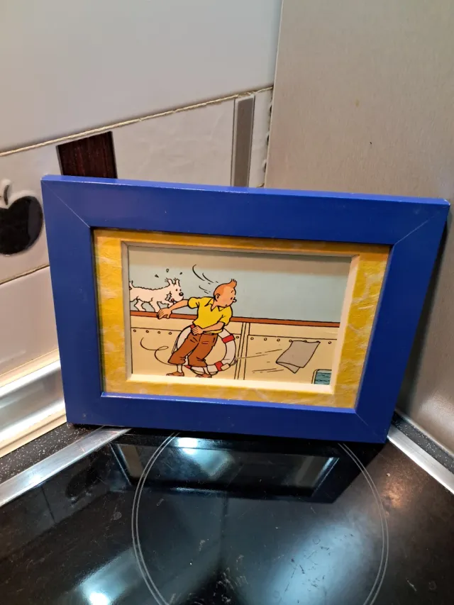 Cuadro Tintín Barco