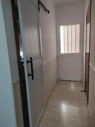 Puerta corredera granero blanca nueva