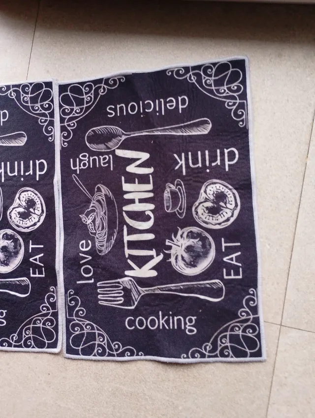 Juego de 2 alfombras de cocina 59 x40