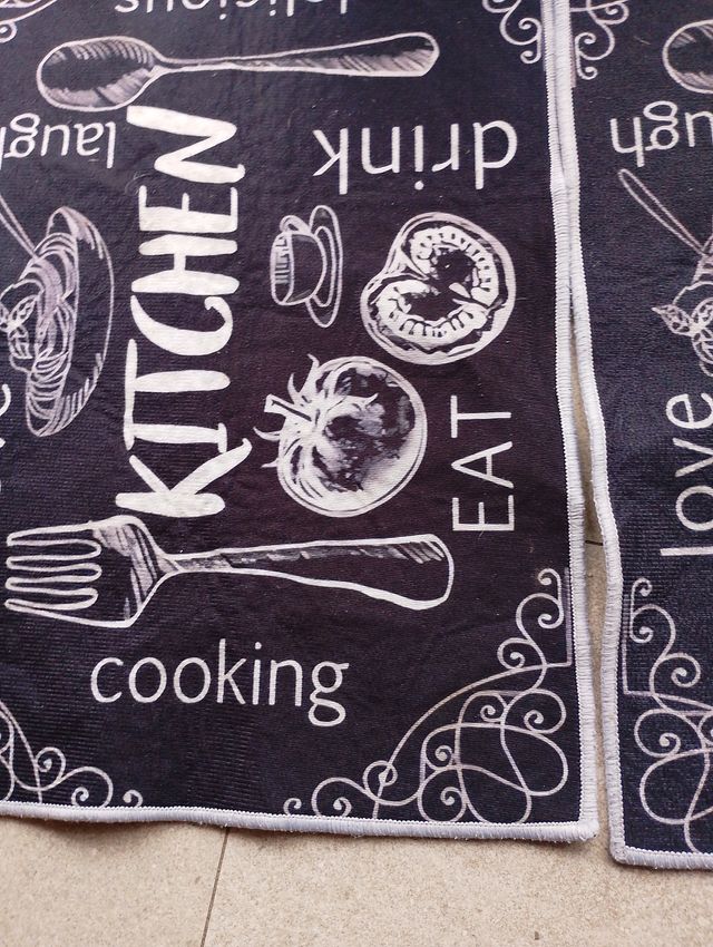 Juego de 2 alfombras de cocina 59 x40