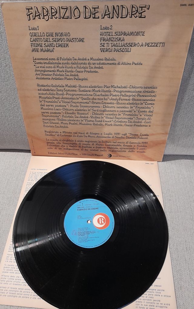 Fabrizio De André - Hotel Supramonte 1981