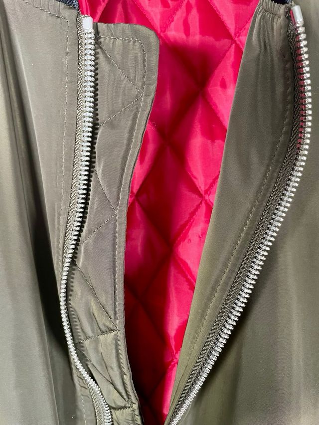 Chaqueta Bomber Verde Militar