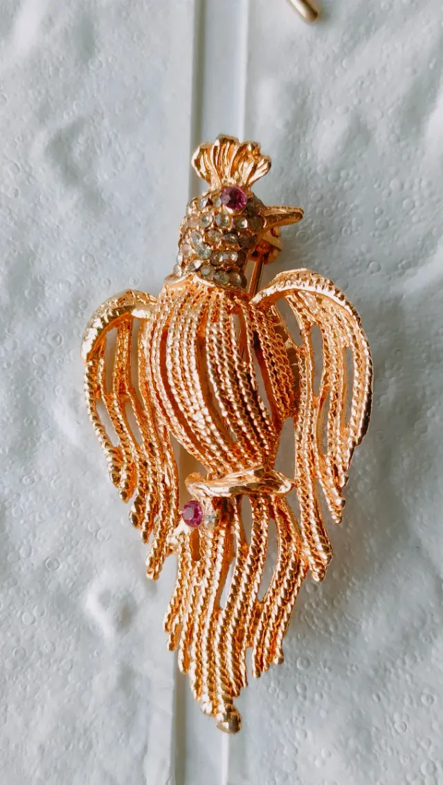 Lote 6 broches vintage oro y plata