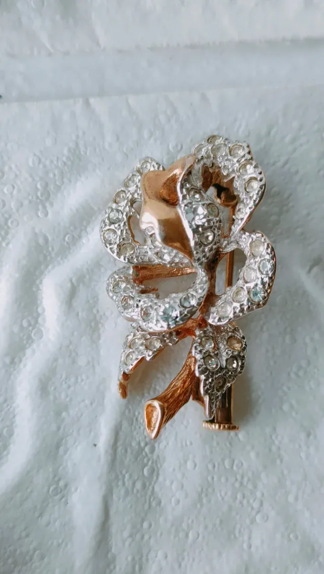 Lote 6 broches vintage oro y plata