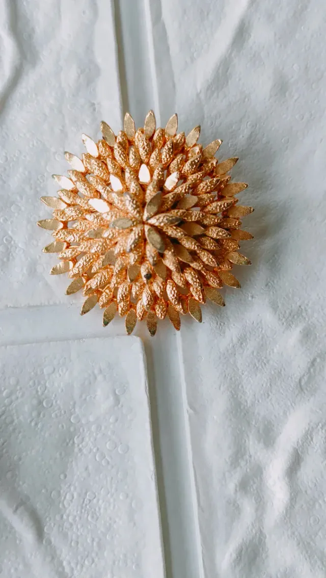 Lote 6 broches vintage oro y plata