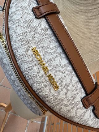 Bolso Michael Kors Blanco y Marrón