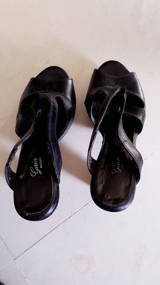 Sandali Gaia Shoes Neri Donna