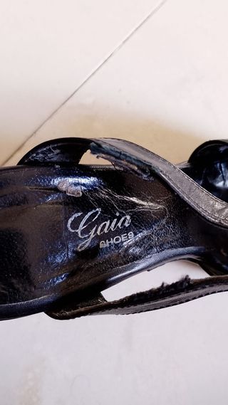 Sandali Gaia Shoes Neri Donna