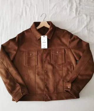 Cazadora Zara efecto ante hombre Talla L
