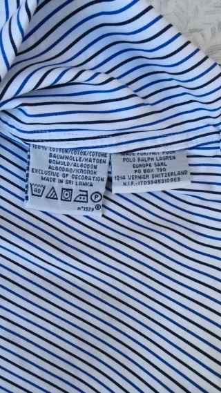 Camicia Polo Ralph Lauren a righe Homme Size XL