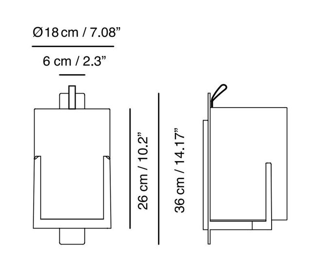 Aplique de pared Greta