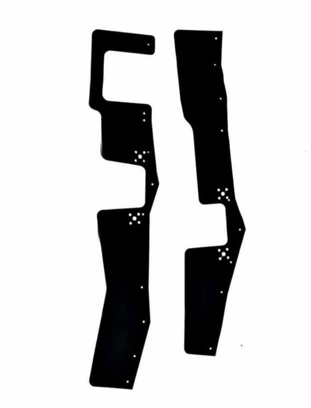 2 paraspruzzi TOYOTA J7 LAND CRUISER .