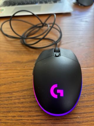 Ratón Gamer Logitech RGB Negro