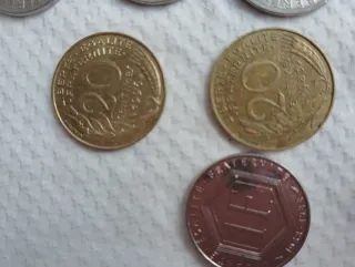 Monedas antiguas republica francesa.