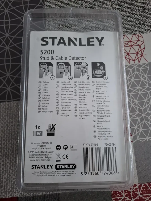 Detector Stanley S200 Stud & Cable