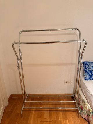 Perchero Acero Inoxidable Doble