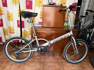 Bicicleta Plegable Racer Plata