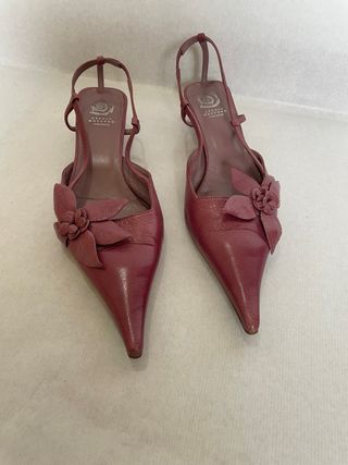 Zapatos destalonados Ursula Mascaro rosa