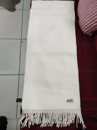 Chaleco o bufanda blanco