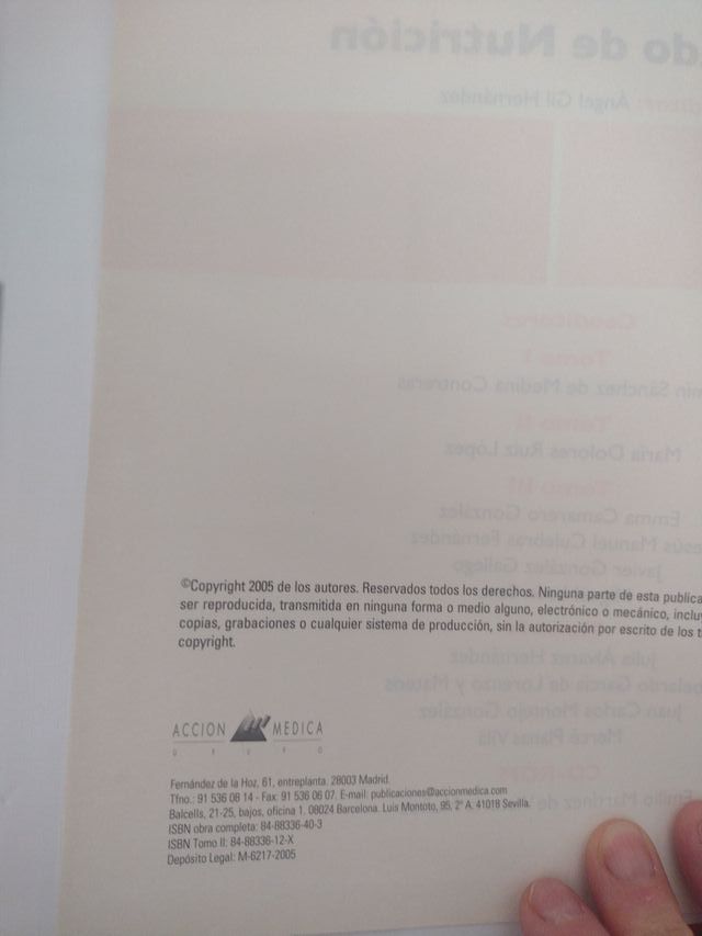 Tratado de Nutrición Tomo II