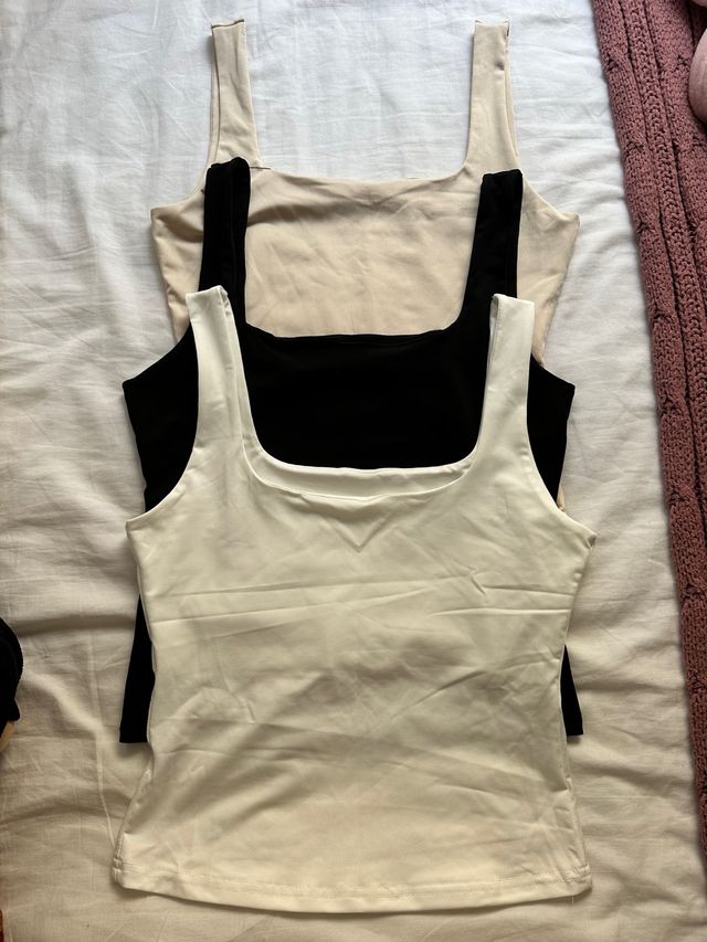 Conjunto 3 Tops Cuadrados