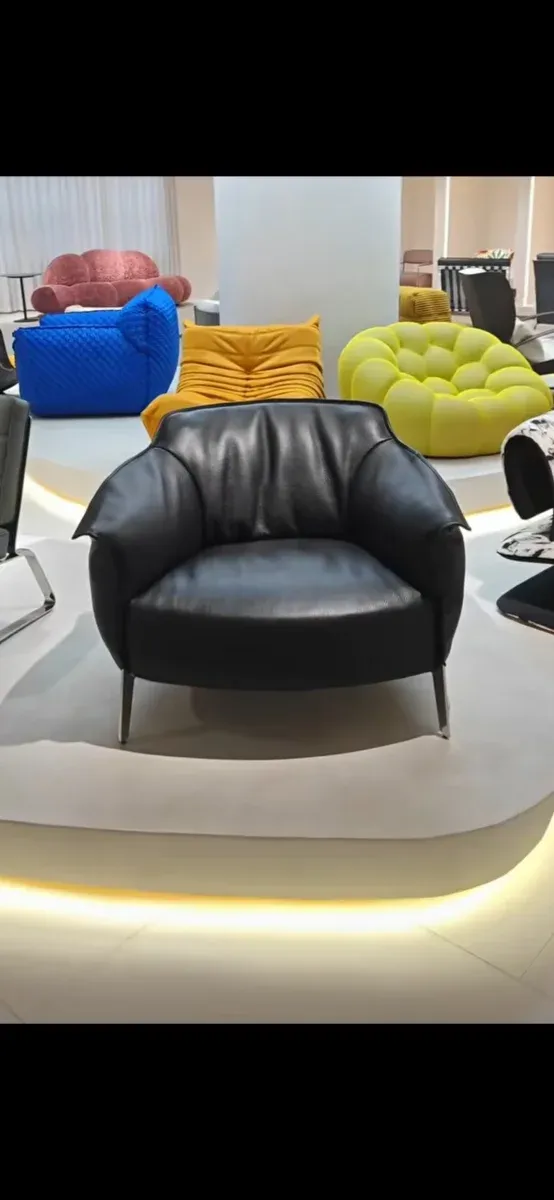 Sillón Poltrona Frau Negro Piel