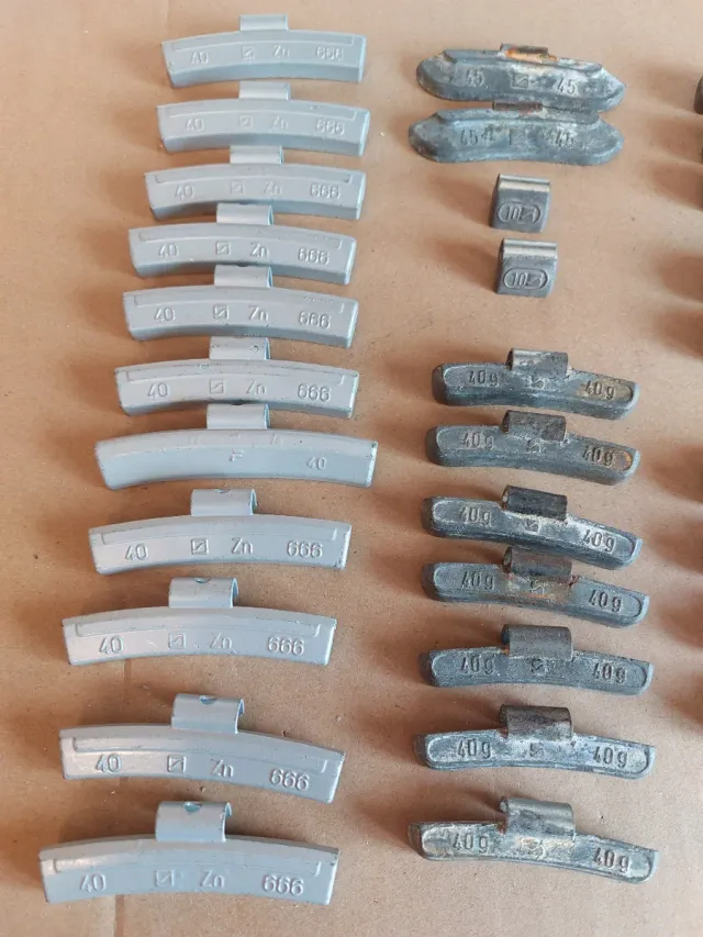 42 Contrapesos para  equilibrar ruedas