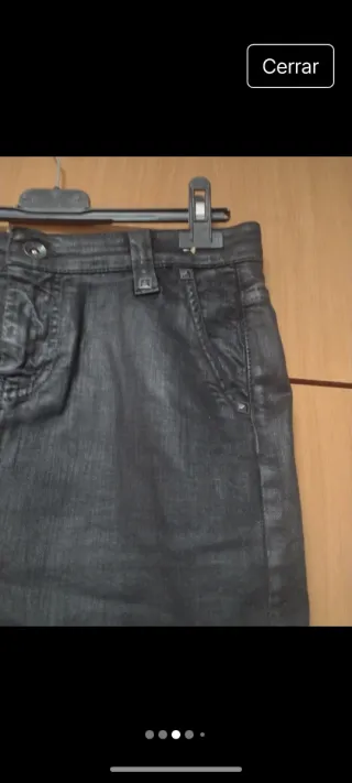 Falda vaquera Pepe Jeans negra S/36/8